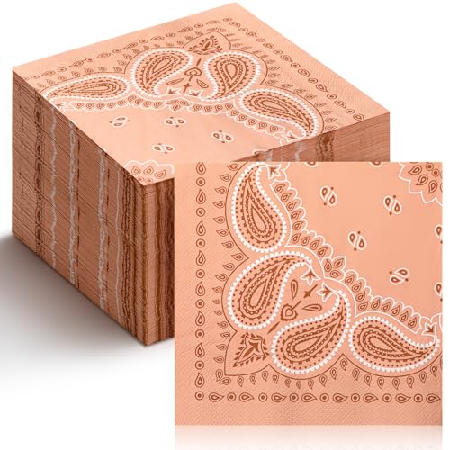 Tioncy 3-lagige Western-Bandana-Servietten, Einweg-Servietten, Western Cowgirl, Cowboy, Papierservietten, Bandana, Lunch-Servietten für Western-Cowboy, Cowgirl, Geburtstagsparty, Babyparty, Zubehör, Tioncy 3-lagige Western-Bandana-Servietten, Einweg-Servietten, Western Cowgirl, Cowboy, Papierservietten, Bandana, Lunch-Servietten für Western-Cowboy, Cowgirl, Geburtstagsparty, Babyparty, Zubehör, von Tioncy