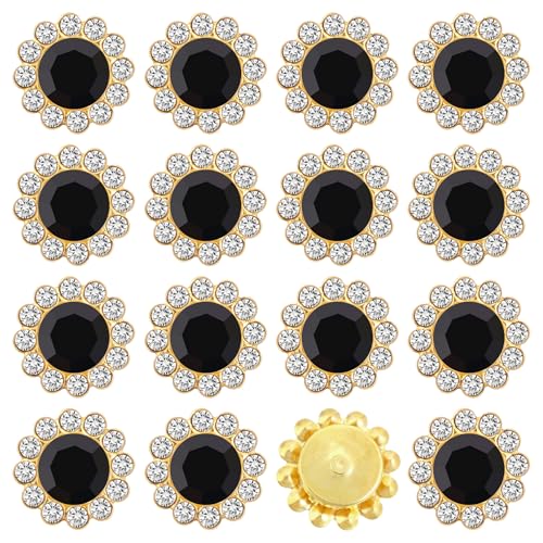 Tipart 100 Stück 12 mm Strasssteine zum Aufnähen, Kristallglas, Metallbasis, Blumenkralle, flache Rückseite, Strasssteine für Kleidung, Hüte, Taschen, Nähzubehör Tipart 100 Stück 12 mm Strasssteine zum Aufnähen, Kristallglas, Metallbasis, Blumenkralle, flache Rückseite, Strasssteine für Kleidung, Hüte, Taschen, Nähzubehör von Tiparts