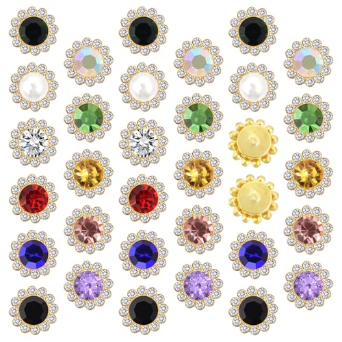 Tipart 100 Stück 12 mm Strasssteine zum Aufnähen, Kristallglas, Metallbasis, Blumenkralle, flache Rückseite, Strasssteine für Kleidung, Hüte, Taschen, Nähzubehör Tipart 100 Stück 12 mm Strasssteine zum Aufnähen, Kristallglas, Metallbasis, Blumenkralle, flache Rückseite, Strasssteine für Kleidung, Hüte, Taschen, Nähzubehör von Tiparts