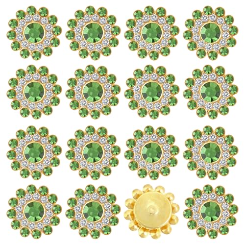 Tipart 100 Stück 14 mm Strasssteine zum Aufnähen, Kristallglas, Metallbasis, Blumenkralle, flache Rückseite, Strasssteine für Kleidung, Hüte, Taschen, Nähzubehör Tipart 100 Stück 14 mm Strasssteine zum Aufnähen, Kristallglas, Metallbasis, Blumenkralle, flache Rückseite, Strasssteine für Kleidung, Hüte, Taschen, Nähzubehör von Tiparts