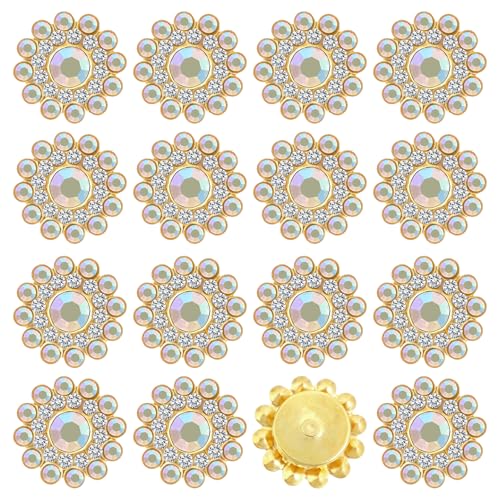 Tipart Strasssteine zum Aufnähen, Kristallglas, Metallbasis, Blumenkralle, flache Rückseite, Strasssteine für Kleidung, Hüte, Taschen, Nähzubehör, 100 Stück Tipart Strasssteine zum Aufnähen, Kristallglas, Metallbasis, Blumenkralle, flache Rückseite, Strasssteine für Kleidung, Hüte, Taschen, Nähzubehör, 100 Stück von Tiparts