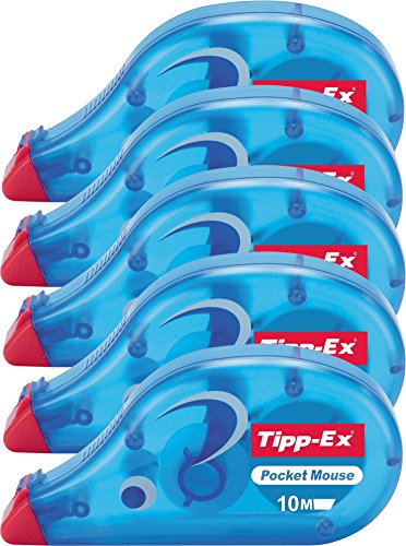 5er Sparpack Tippex 7500 Pocket Mouse Korrekturroller von Tipp-Ex