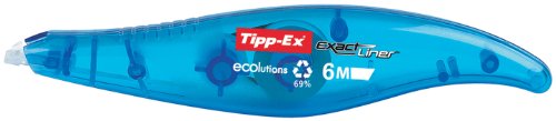 BIC Korrekturroller Tipp-Ex® ECOlutions(TM) Exact Liner®, 6mx5mm, blau-transparent von Tipp-Ex