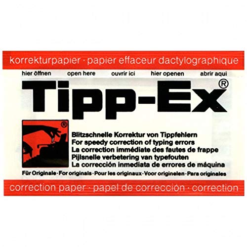 TIPP-EX Korrekturpapier weiß 10 Blatt von Tipp-Ex