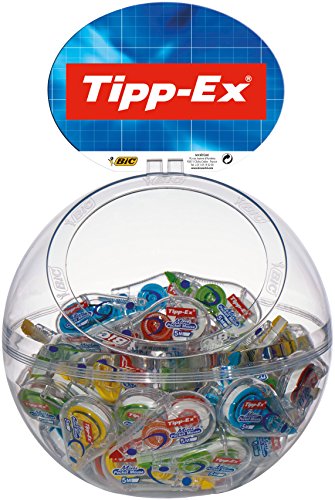 Tipp-Ex 931860 Korrekturroller Mini Pocket Mouse Fashion 5 mm x 5 m, Display a 40 Stück 4-fach sortiert von Tipp-Ex