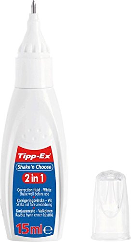 Tipp-Ex Korrekturfluid Shake'n Choose 2 in 1/901732, weiß, Inh. 15 ml von Tipp-Ex