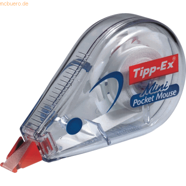 10 x Tipp-Ex Korrekturroller Tipp-ex Mini Pocket Mouse 5mmx5m von Tipp-Ex