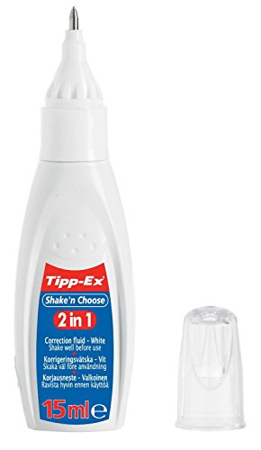 Tipp Ex Set (3 Stifte Korrekturroller shake' N 'Choose 2 in 1 pte Metall und Schaumstoff 15 ml von Tipp-Ex
