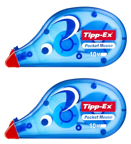 Tipp-ex 42709 Korrekturrollen, 4,2 mm, 10 m, Weiß, 2 Stück von Tipp-Ex