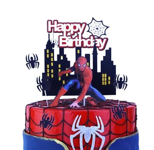 9 Stück Cool Spinne Cartoon Tortenaufsätze für Kinder,Spider Karikatur Kuchenaufsätze Cupcakes Geburtstagskuchen und Muffins für Jungen Mädchen,Anime Held Tortendeko Thema Partyzubehör Tortenaufleger 9 Stück Cool Spinne Cartoon Tortenaufsätze für Kinder,Spider Karikatur Kuchenaufsätze Cupcakes Geburtstagskuchen und Muffins für Jungen Mädchen,Anime Held Tortendeko Thema Partyzubehör Tortenaufleger von Yoimckay