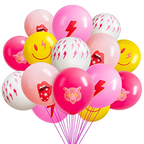 50 Stück Preppy Thema Party Luftballon Set Bunt Latex Ballon Bulk Geburtstag Party Ballon Deko Zubehör für Geburtstag Hochzeiten Hochzeiten Feierlichkeiten Weihnachtliche Dekoration von TirEurt