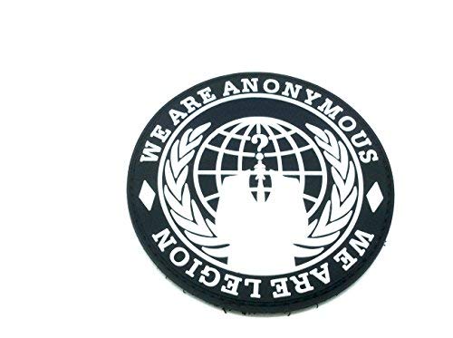 Patch Nation We Are Anonymous, We Are Legion PVC Klett Emblem Abzeichen Patch Nation We Are Anonymous, We Are Legion PVC Klett Emblem Abzeichen von Tirrito