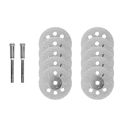 20 Stück Diamant Trennscheiben (22mm) für Dremel Rotationswerkzeug Zubehör, Mini Diamantscheibe von Tiryns