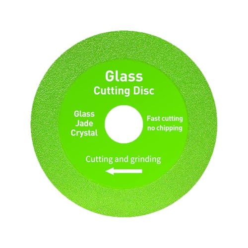 Diamanttrennscheibe, Ø115mm x 15mm Glas-Trennscheibe, 22.23mm Innere Glasschneidescheibe, Glass Cutting Disc, Diamantsägeblatt-geschnittenes für Glas Keramik (3 Stück) von Tiryns