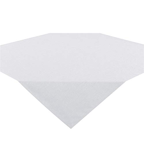 Tischdeckenshop24 Tischdecke WIEN weiß Premium, schmutzabweisend, ganzjährig, quadratisch 85x85 cm Tischdeckenshop24 Tischdecke WIEN weiß Premium, schmutzabweisend, ganzjährig, quadratisch 85x85 cm von Tischdeckenshop24