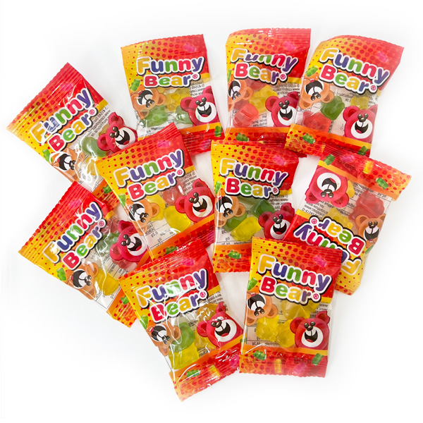 Fruchtgummi Bären, 10 Tütchen, 70g Fruchtgummi Bären, 10 Tütchen, 70g von Tise