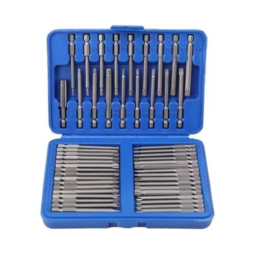 50 teiliges Schraubendreherbitset, Premium Stahlschraubendreherbit, 75 mm extra lange Bits mit Magnethalter, 14 Typen und Größen, Reparaturen und professioneller Verwendung 50 teiliges Schraubendreherbitset, Premium Stahlschraubendreherbit, 75 mm extra lange Bits mit Magnethalter, 14 Typen und Größen, Reparaturen und professioneller Verwendung von Tissting