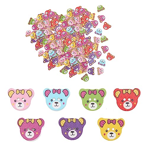 Bunte Knöpfe aus Holz, 200 Stücke Tier Knopf Schöne Cartoon Tiere Bär Farbe Mischen Holz DIY Zubehör zum Nähen Scrapbooking Geschenkverpackung Basteln Bunte Knöpfe aus Holz, 200 Stücke Tier Knopf Schöne Cartoon Tiere Bär Farbe Mischen Holz DIY Zubehör zum Nähen Scrapbooking Geschenkverpackung Basteln von Tissting