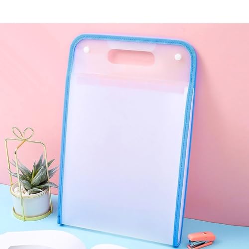 Erweiterung Dateiordner, Tragbare Kapazität 13 Ebenenklassifizierung A4 Doppelschnallen Organ Datei Bag Dokument Organisator für Home College School Office Supplies (Transparent) von Tissting