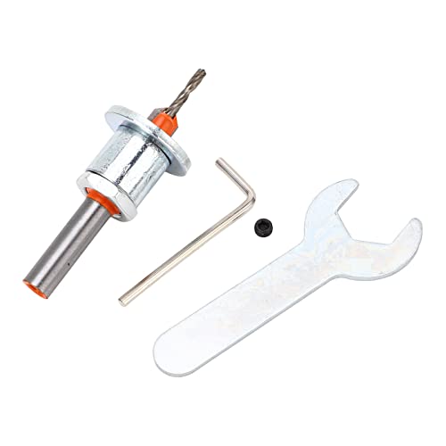 Holzspiralbohrer mit Senker und Verstellbare Tiefenstop, 2,8 x 8 mm Legiertem Stahl Holzbohrer Set 8mm Rundschaft Kegelsenker Bohrer für Holzbearbeitung Holzspiralbohrer mit Senker und Verstellbare Tiefenstop, 2,8 x 8 mm Legiertem Stahl Holzbohrer Set 8mm Rundschaft Kegelsenker Bohrer für Holzbearbeitung von Tissting