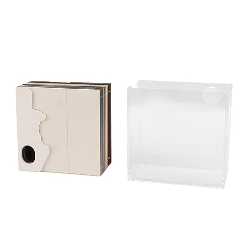 Tissting 3D Memo Block Papierburg Design 3D Kunst Bastelblock Notizblock mit Licht, Wiederverwendbare Haftung für Home Decor, Büro, Schlafzimmer, idee von Tissting