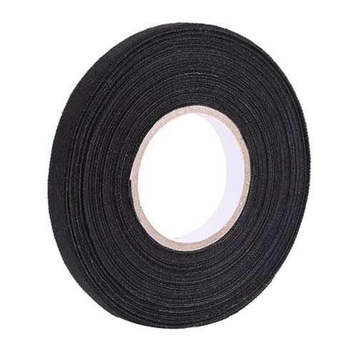 Tissting Automobil Kabelbaum Klebeband, Selbstklebendes Polyestergewebe Band mit Acrylkleber, Hitzebeständig, Öl- und Korrosionsbeständig für Motorraum und Fahrgastraum Kabelbaum I (9mm*15m) von Tissting