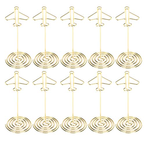 Tissting Photo Clips Halter Stand, Message Cliped Desktop Place -Kartenhalter Metallfotohalter mit Basis für Hochzeitsfeier -Abschluss Empfang Tissting Photo Clips Halter Stand, Message Cliped Desktop Place -Kartenhalter Metallfotohalter mit Basis für Hochzeitsfeier -Abschluss Empfang von Tissting