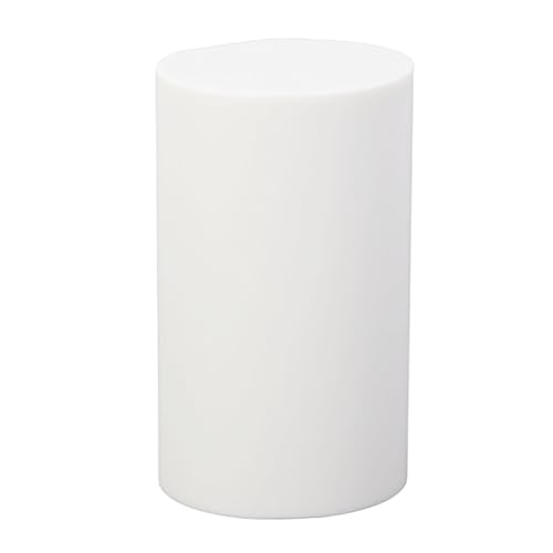 Tissting Weißer runder Gummischnitzblock, weißer Gummischnitzblock für weiche Gummifahrzeuge 3D Gravur Radiergummi Backstein DIY Eraser Stempel Runde für Scrapbooking und DIY (Runden) von Tissting