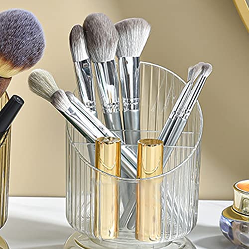 Tissting Zylinder Makeup Pinselhalter, Make Up Kosmetik Organizer 360°Drehbarer Pinsel Aufbewahrung Transparent Kosmetik Pinsel Halter Organizer für Zimmer Decor Frisiertisch Tissting Zylinder Makeup Pinselhalter, Make Up Kosmetik Organizer 360°Drehbarer Pinsel Aufbewahrung Transparent Kosmetik Pinsel Halter Organizer für Zimmer Decor Frisiertisch von Tissting