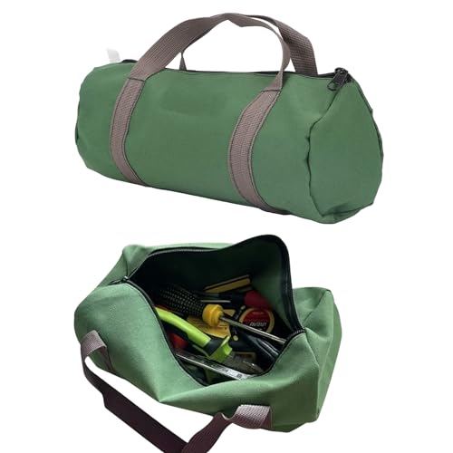 Werkzeugtasche Große Leer 290 x 120 mm Tragbare Leinwand Wasserdicht Tool Bag mit Griff, Grün Mehrzweck Werkzeugkoffer Elektriker Zimmerei Werkzeug Organizer Tasche Werkzeugtasche Große Leer 290 x 120 mm Tragbare Leinwand Wasserdicht Tool Bag mit Griff, Grün Mehrzweck Werkzeugkoffer Elektriker Zimmerei Werkzeug Organizer Tasche von Tissting