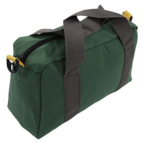 Werkzeugtasche Große Leer Tragbare Leinwand Wasserdicht Tool Bag mit Griff, 30 x 12 x 18 cm Mehrzweck Werkzeugkoffer Elektriker Zimmerei Werkzeug Organizer Tasche von Tissting