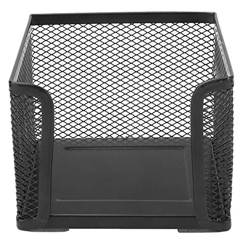 Zettelbox Schreibtisch Stifthalter Schwarz Metall Mesh Stiftebox 10 x 7,9 cm Desktop Zettelblock Schreibwaren Organizer für Arbeitstisch, Desktop Zettelbox Schreibtisch Stifthalter Schwarz Metall Mesh Stiftebox 10 x 7,9 cm Desktop Zettelblock Schreibwaren Organizer für Arbeitstisch, Desktop von Tissting