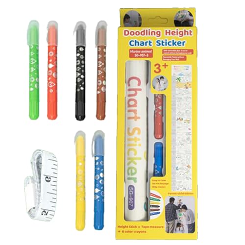 Tisujune Größenmessband,Zum Bemalen Höhenmesser Wanddeko | Kinderzimmer Spielzimmer Wandsticker Tisujune Größenmessband,Zum Bemalen Höhenmesser Wanddeko | Kinderzimmer Spielzimmer Wandsticker von Tisujune
