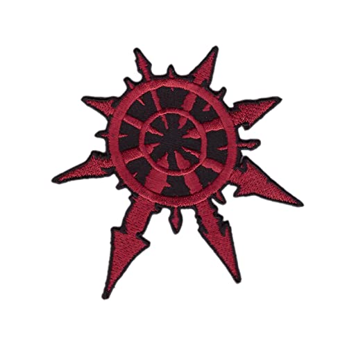 Titan One Europe - Chaos Star Deamons War Inquisition World Order Emblem Aufnäher Motorrad (Aufbügler) von Titan One Europe