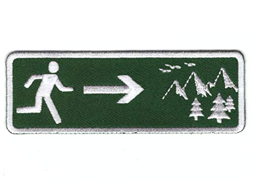 Titan One Europe - Escape To Nature Camping Rucking Bug Out Morale Patch Flucht In Die Natur Aufnäher Aufbügler von Titan One Europe