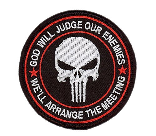 Titan One Europe - God Will Judge Our Enemies Arrange Meeting Militär Aufnäher Aufbügler Titan One Europe - God Will Judge Our Enemies Arrange Meeting Militär Aufnäher Aufbügler von Titan One Europe