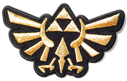 Titan One Europe - Legend Wings Hylia Royal Crest Gold Metallisches Gewinde Klettband Taktisch Aufnäher Titan One Europe - Legend Wings Hylia Royal Crest Gold Metallisches Gewinde Klettband Taktisch Aufnäher von Titan One Europe
