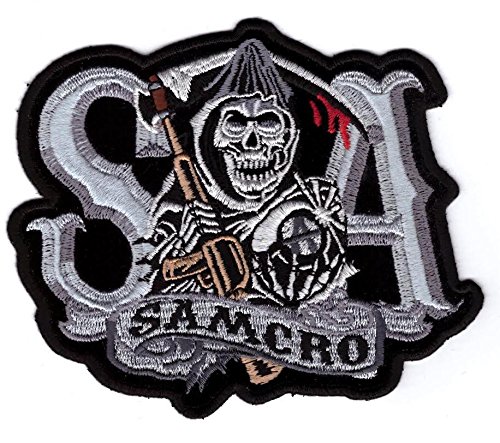 Samcro Sons of Anarchy Motorcycle Club Iron On Patch Aufnäher Aufbügler Patch von Titan One