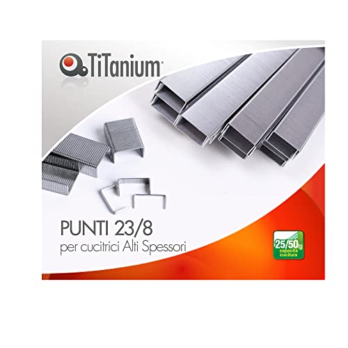 Titanium 95259 Box 1000 Heftklammern 23/8 von Titanium