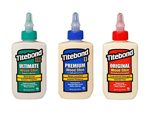 Titebond Holzleim-Set 354 ml Original D2, Premium D3, Ultimate D4 von Titebond