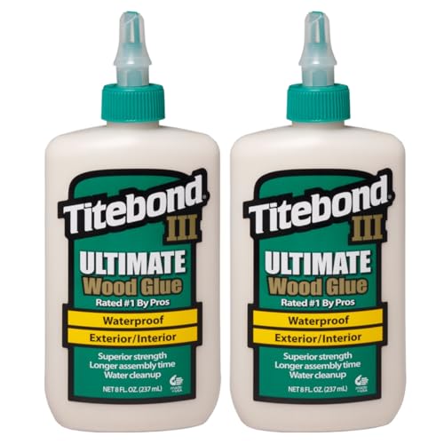 Titebond III Ultimate Holzleim 2 X 237 ml D4, Hozkleber für den Innen und Außenbereich von Titebond