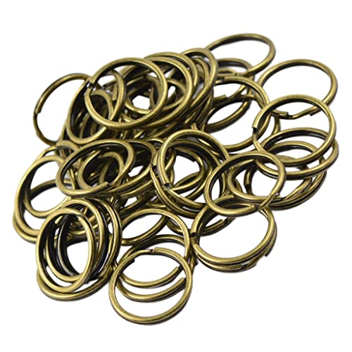 Tiuimk 50 Stück 18 mm Spaltringe – Antike Bronze, stabile Legierung Schlüsselanhänger für Schmuckherstellung Tiuimk 50 Stück 18 mm Spaltringe – Antike Bronze, stabile Legierung Schlüsselanhänger für Schmuckherstellung von Tiuimk