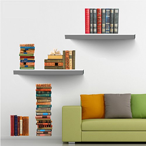 Tiuimk Kinderaufkleber - 3D Bücherregal Wandtattoo für Kinderzimmer | 70 x 50 cm Tiuimk Kinderaufkleber - 3D Bücherregal Wandtattoo für Kinderzimmer | 70 x 50 cm von Tiuimk