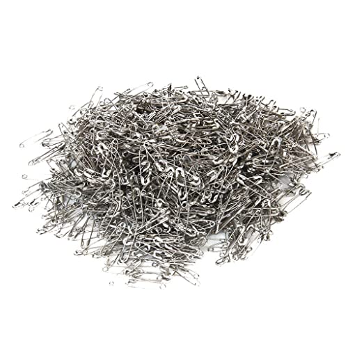 Tiuimk Sicherheitsnadeln 000#, Metall, silber, 2,0 cm, 1000 Stück - ideal zum Basteln Tiuimk Sicherheitsnadeln 000#, Metall, silber, 2,0 cm, 1000 Stück - ideal zum Basteln von Tiuimk