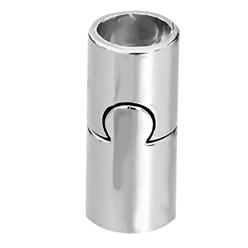 Tiuimk Silberne Metall-Magnetverschlüsse für Schmuck und Bastelarbeiten, 7 mm Innendurchmesser von Tiuimk