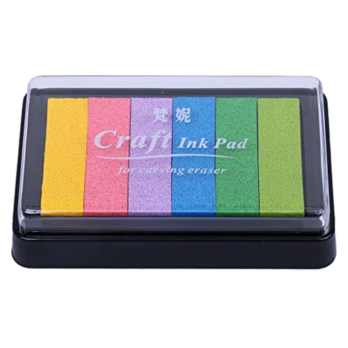 Tiuimk Stempelkissen, bunt, Regenbogen-Farbverlauf, Modell 8, ideal für Kunst und Handwerk Tiuimk Stempelkissen, bunt, Regenbogen-Farbverlauf, Modell 8, ideal für Kunst und Handwerk von Tiuimk