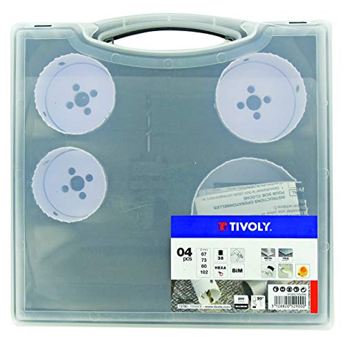 Tivoly XT50527052900 Lochsägen-Set, Bimetal, Weiß, groß von Tivoly