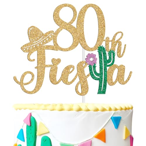 Fiesta 80th Cake Topper, Bruh I'm 80/Taco Bout 80 Cake Decor, Tropical Hawaiian Mexican Summer Themed Happy 80th Birthday/Anniversary Party Decoration Supplies Fiesta 80th Cake Topper, Bruh I'm 80/Taco Bout 80 Cake Decor, Tropical Hawaiian Mexican Summer Themed Happy 80th Birthday/Anniversary Party Decoration Supplies von Tivurcia