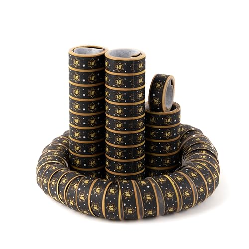 18 Geburtstag Deko Luftschlangen schwarz/gold - Originelle Dekoration für einen gelungenen 18. Geburtstag Junge oder Mädchen - Tiwoca 18 Geburtstag Deko Luftschlangen schwarz/gold - Originelle Dekoration für einen gelungenen 18. Geburtstag Junge oder Mädchen - Tiwoca von Tiwoca
