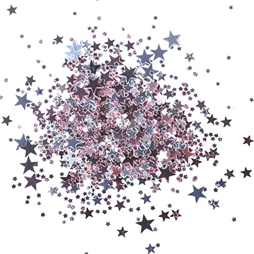 Tixiyu Pentagram -Pailletten Weihnachtsdekorationen Gemischte Farbe PVC Glänzend Wiederverwendbar für DIY -Karten Einladungen Taschen Tischstreuung mit 4 Typen (3+6+10 (Roségold + Silber 3mm 6 mm 10 Tixiyu Pentagram -Pailletten Weihnachtsdekorationen Gemischte Farbe PVC Glänzend Wiederverwendbar für DIY -Karten Einladungen Taschen Tischstreuung mit 4 Typen (3+6+10 (Roségold + Silber 3mm 6 mm 10 von Tixiyu